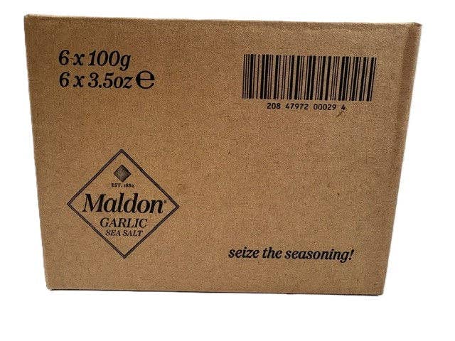 Maldon Garlic Sea Salt, 3.5 oz