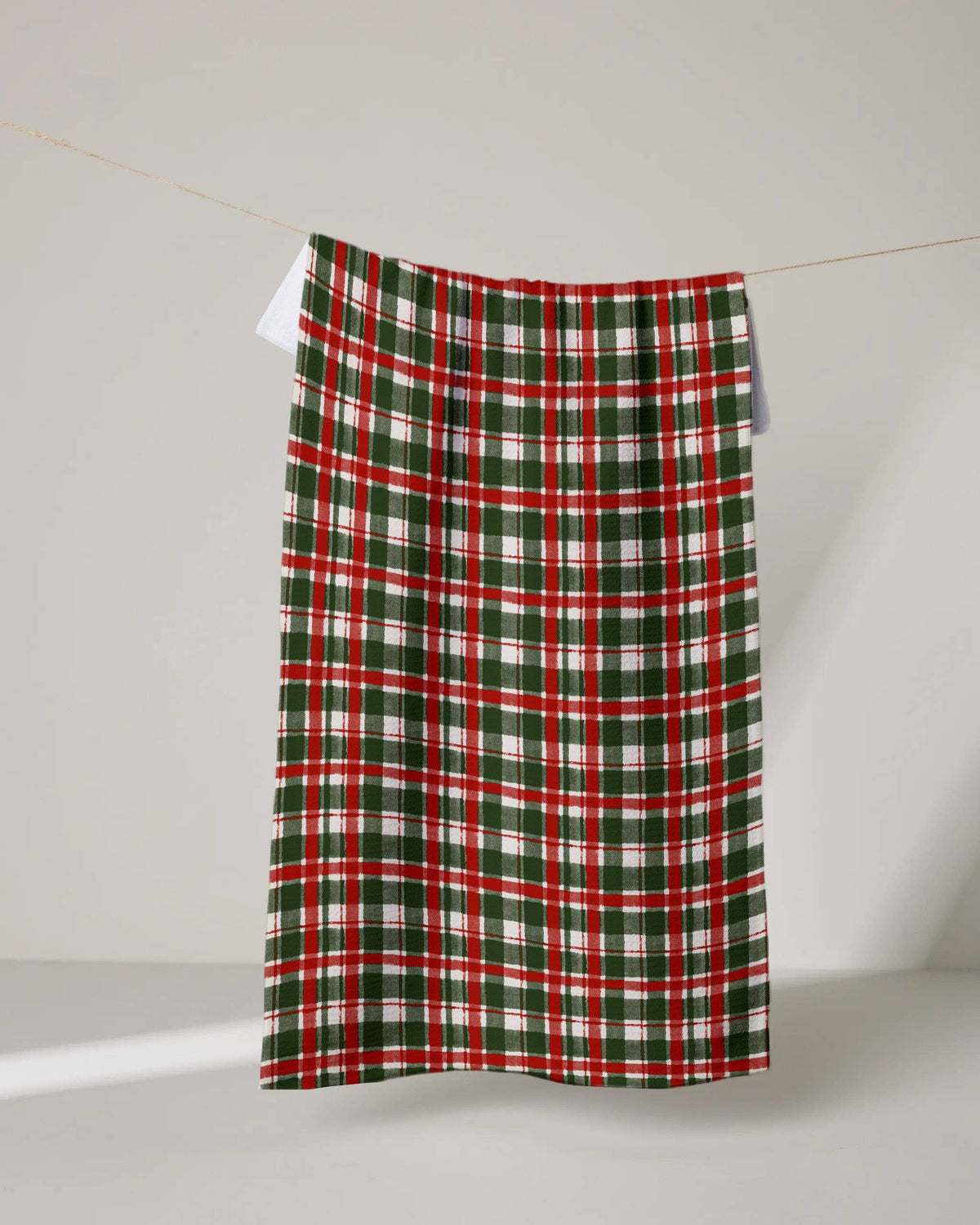 Geometry - Alpine Plaid Tea Towel