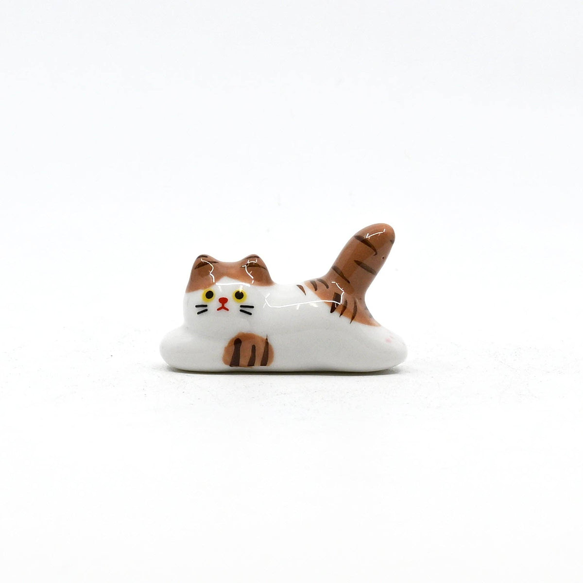 Urban Tokyo Brown White Cat Chopsticks Rest