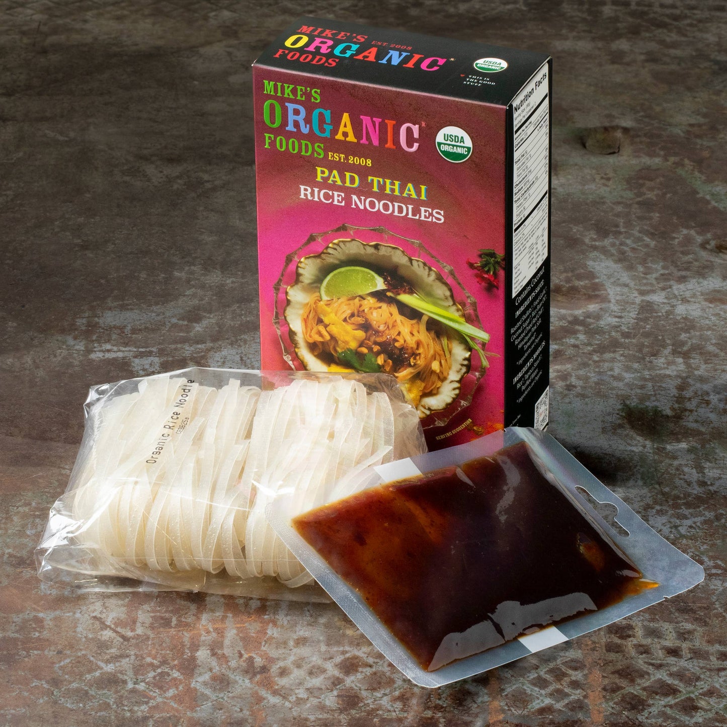 Mike's Organic Curry Love Pad Thai Noodle Kit