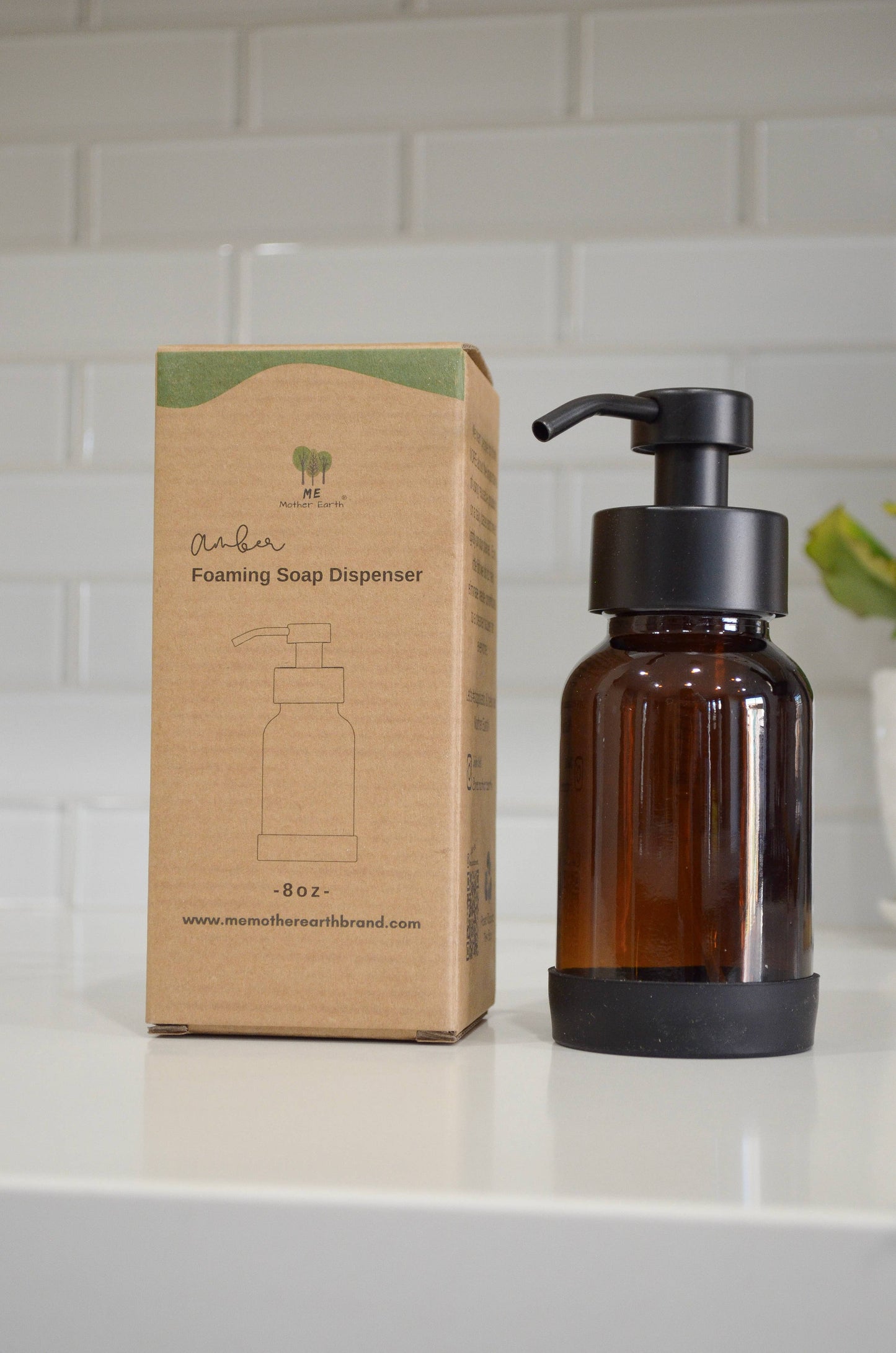 Me Mother Earth Amber Foaming Soap Dispenser