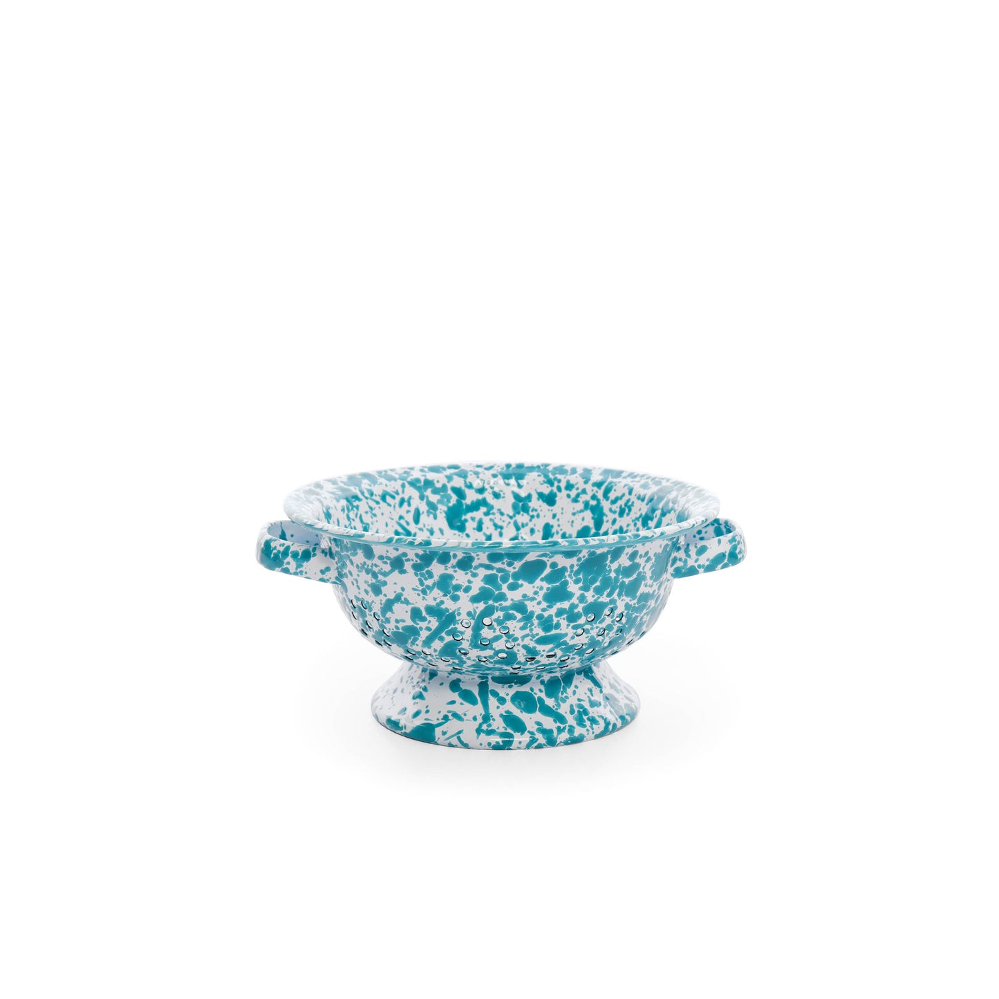 Crow Canyon Home - Splatter Enamelware Small Berry Colander