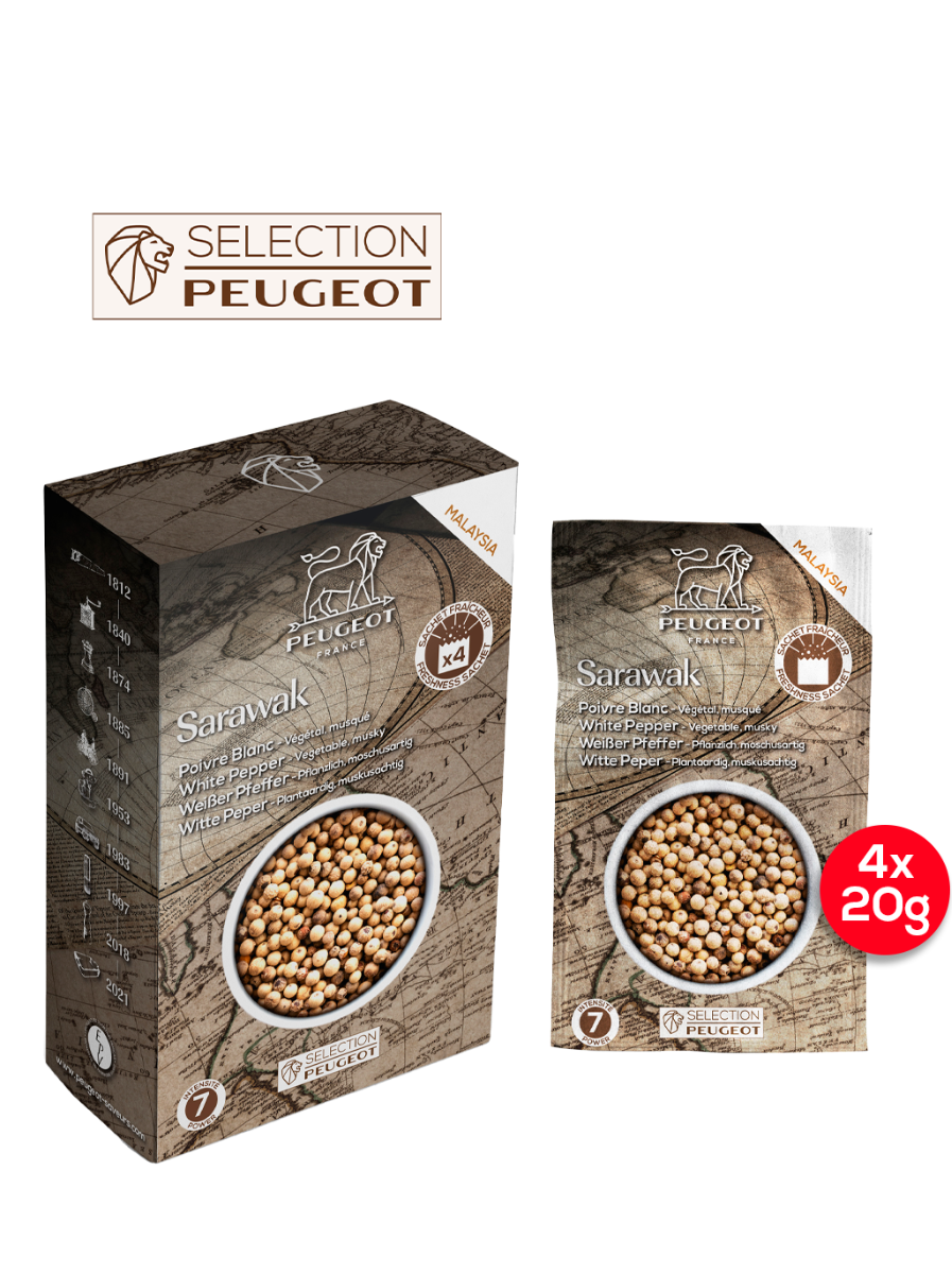 Peugeot Sarawak White Pepper - 80g