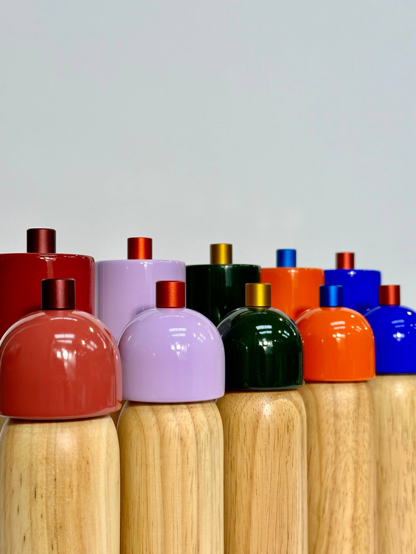 MÆGEn Salt & Pepper Grinder, Navy & Red