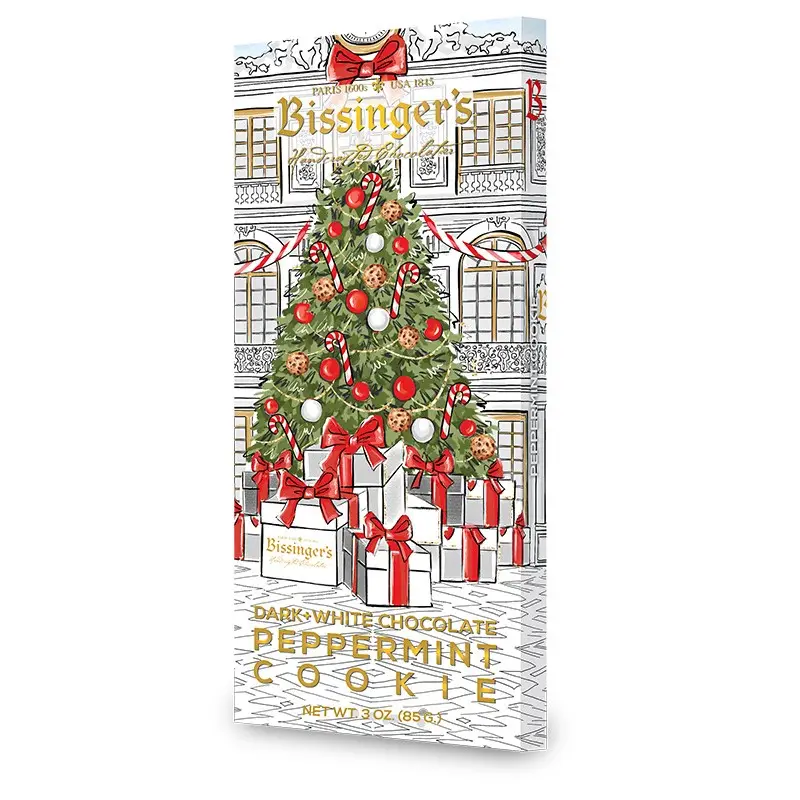 Bissinger's White & Dark Peppermint Cookie Bar, 3oz