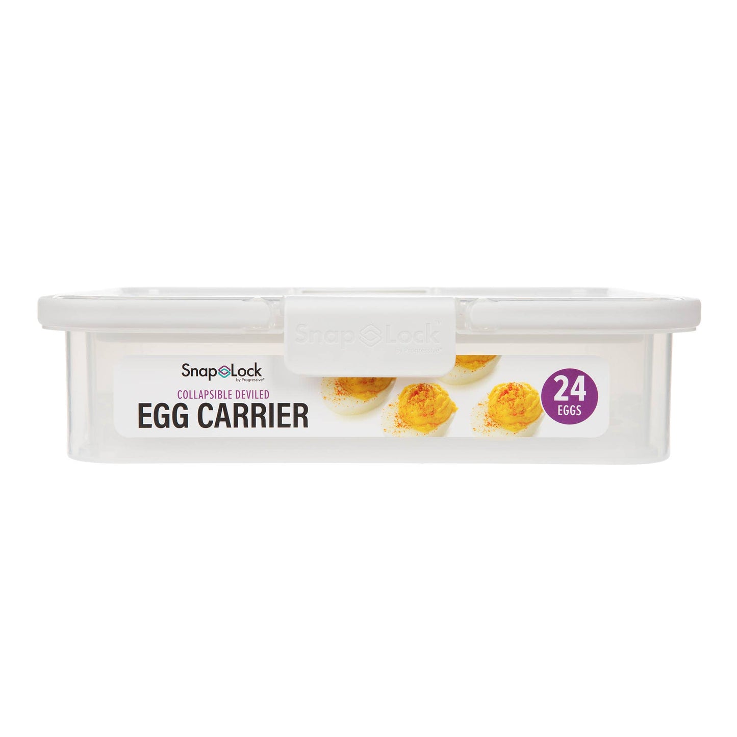 HIC - Harold Import Co. - Progressive Collapsible Deviled Egg Carrier, Holds 24 Eggs