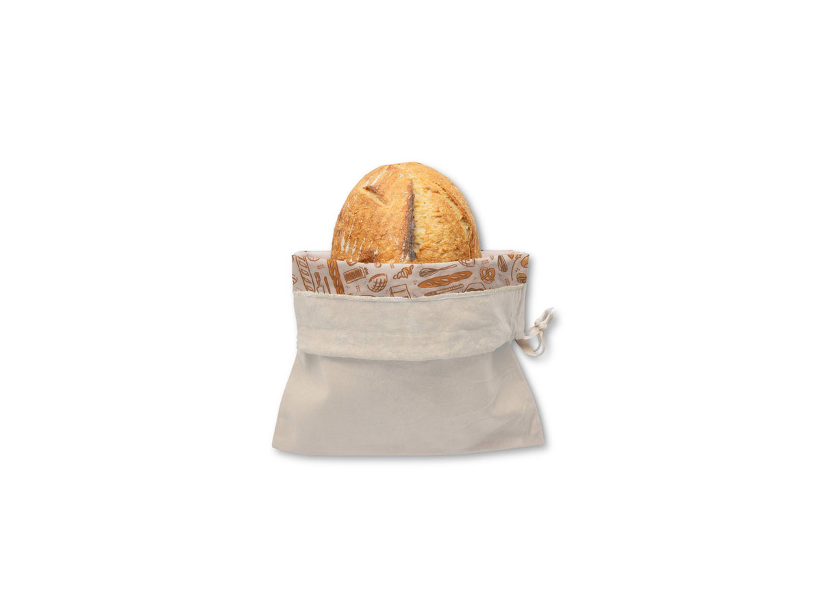 Bee's Wrap Reusable Beeswax Lined Artisan Bread Bag - Natural
