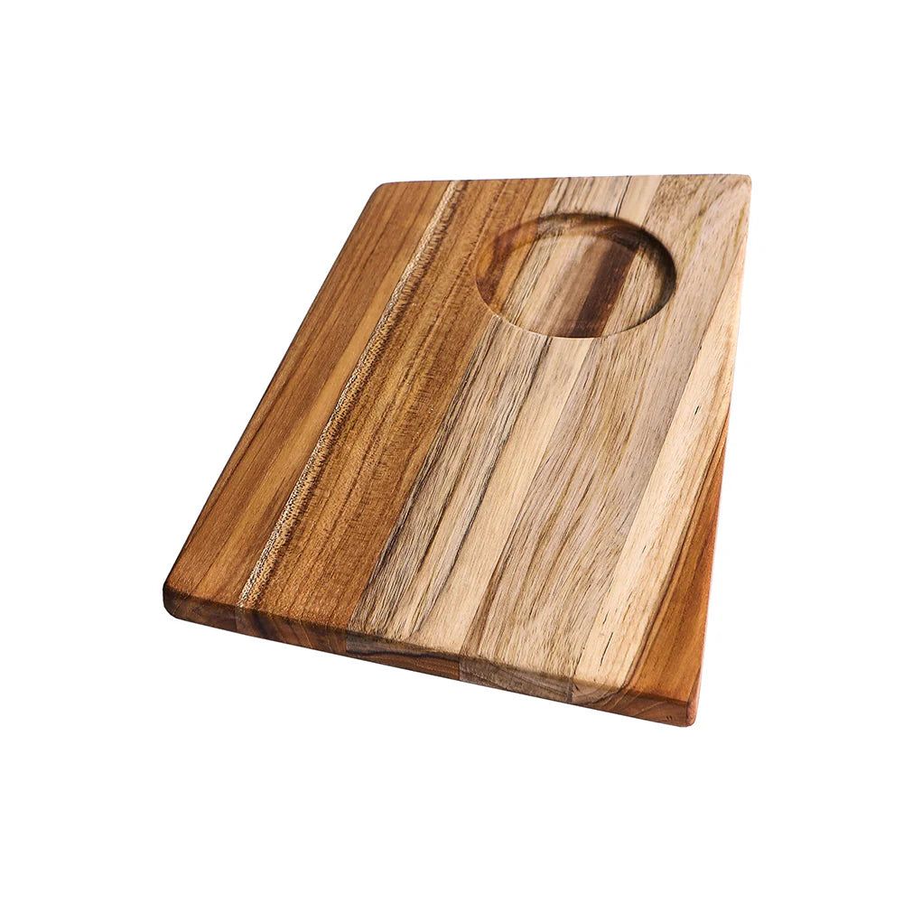 Teakhaus Geo Trapeze Cutting & Serving Board, Small