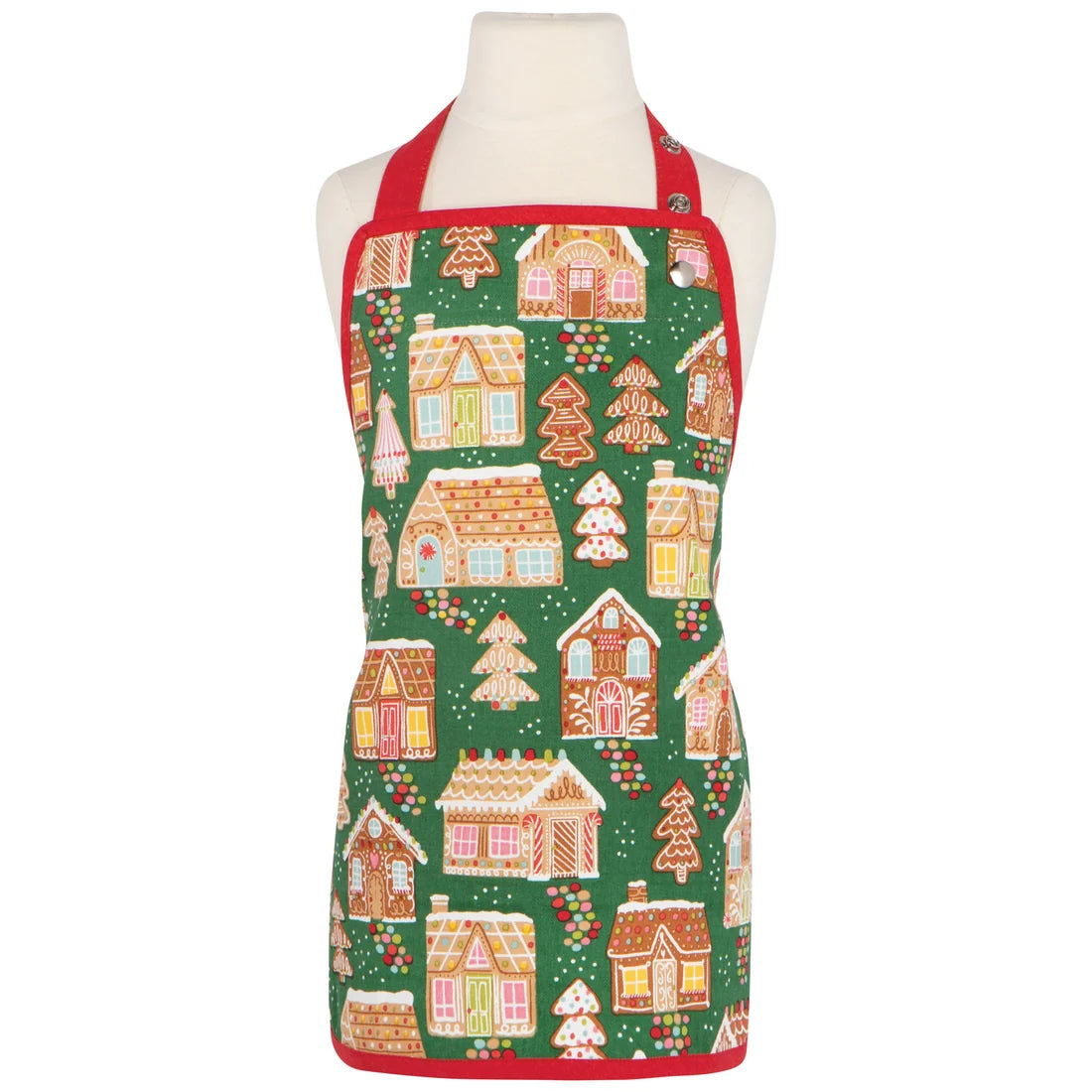 Kid’s Apron Holiday Gumdrop Lane