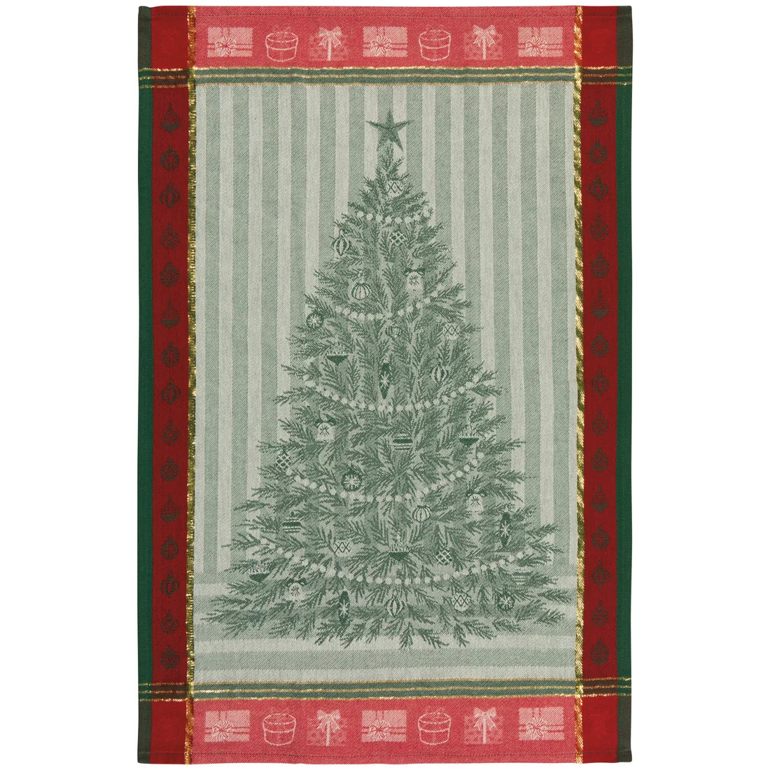 Festive Fir Jacquard Dishtowel