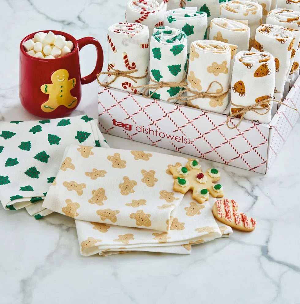 Sweetest Xmas Flour Sack Dishtowel, Assorted