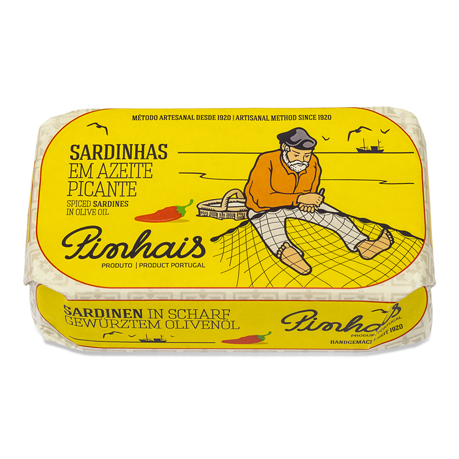 "Pinhais" Canned Spiced Sardines in Olive Oil