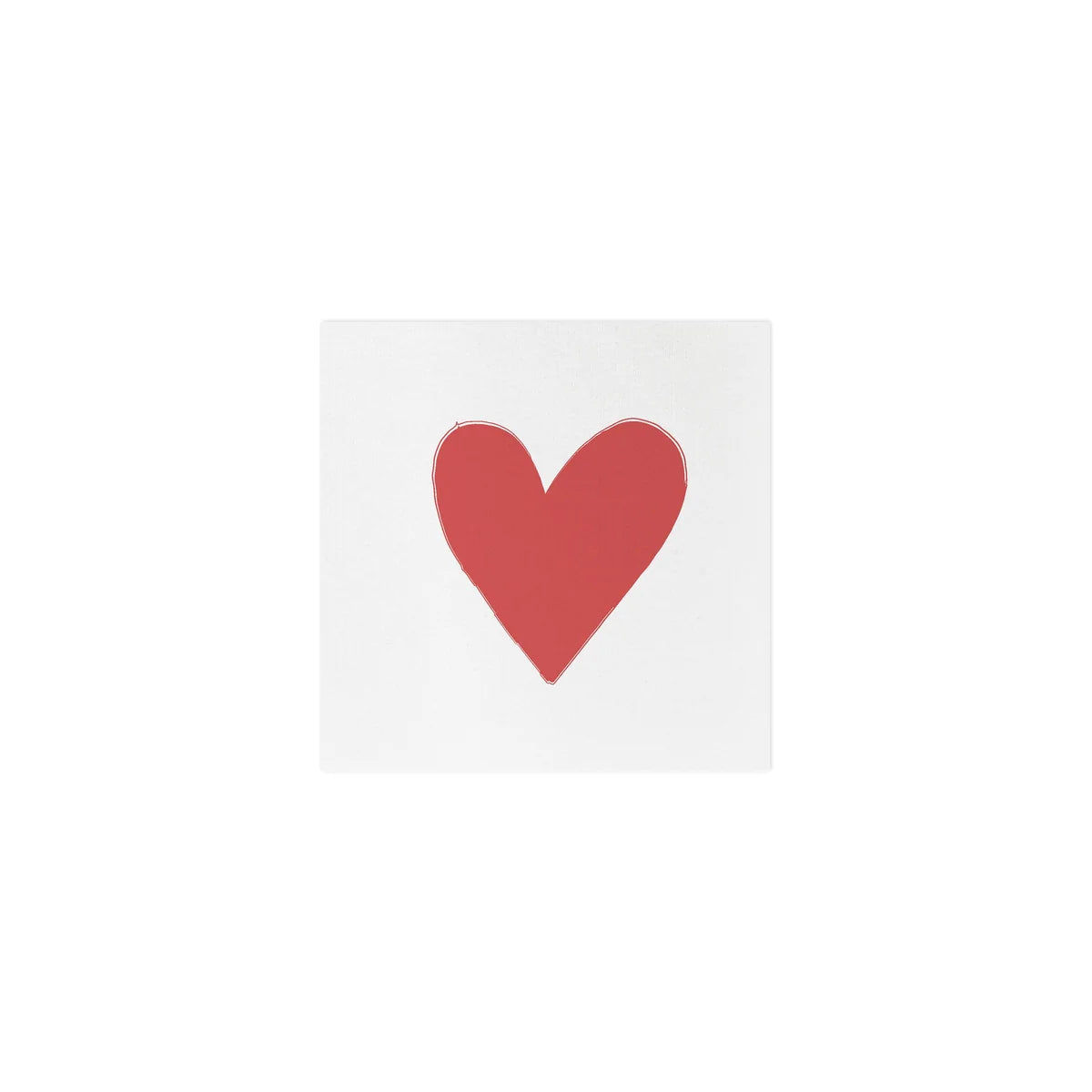 Vietri Papersoft Hearts Cocktail Napkins - 20 PC