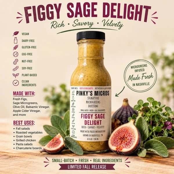 Pinky’s Figgy Sage Delight Dressing, 8 fl oz