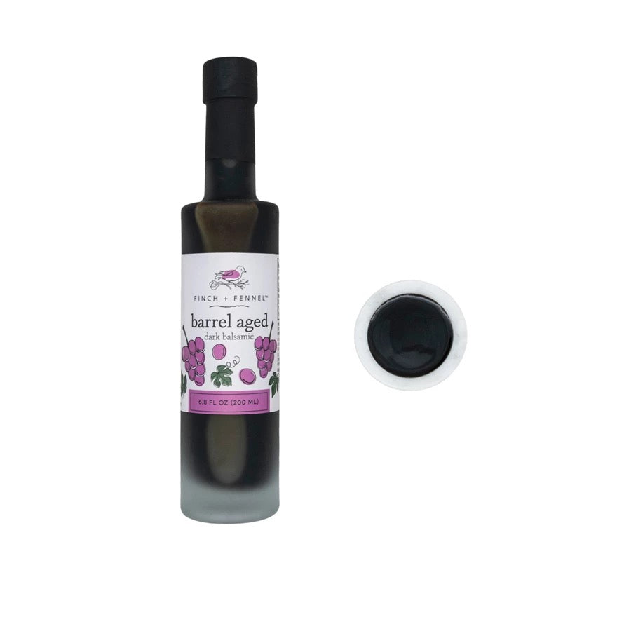 Finch & Fennel Fig Barrel Aged Classic Dark Balsamic Vinegar, 6.8oz