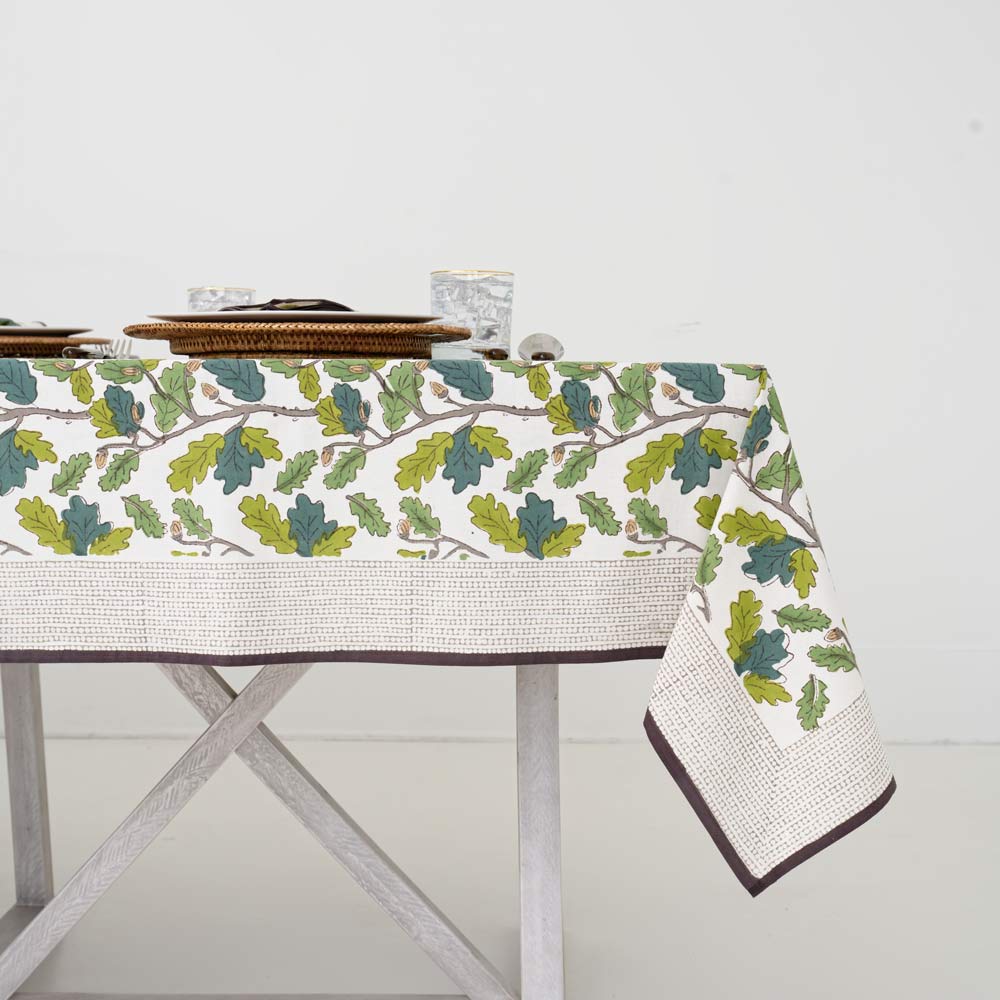 Pomegranate Maple & Acorn Tablecloth
