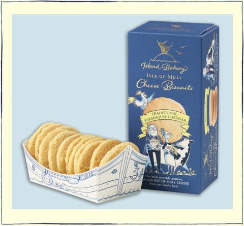 Island Bakery - Isle of Mull Cheese Biscuits Traditional Farmhouse Cheddar