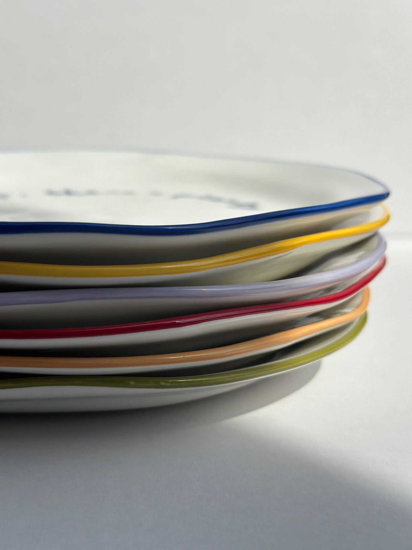 MÆGEN Statement Plate - 'never count years of glasses of wine.'
