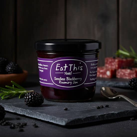 Eat This Yum - Seedless Blackberry Rosemary Jam