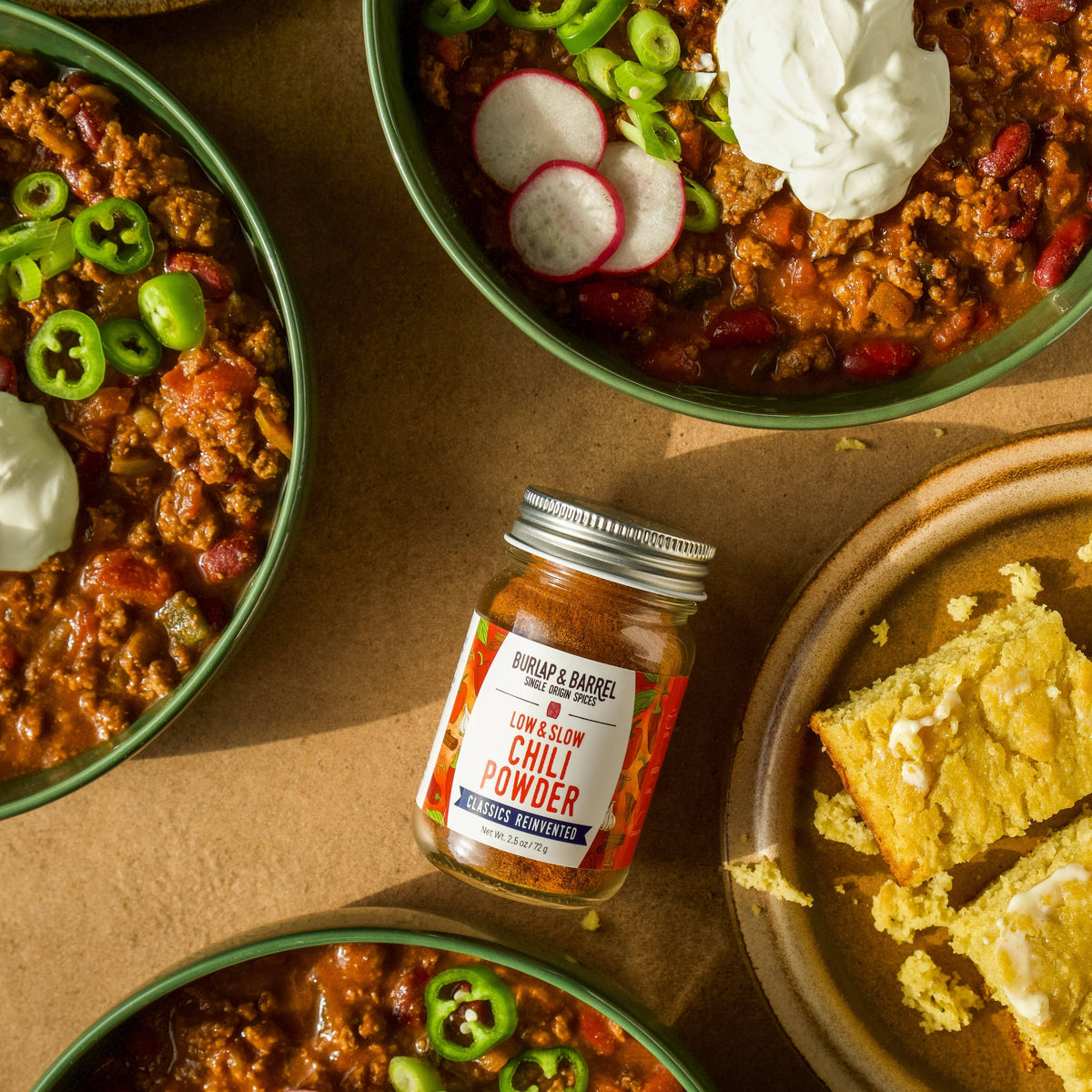 Burlap & Barrel - Low & Slow Chili Powder- Single Origin Spice Blend