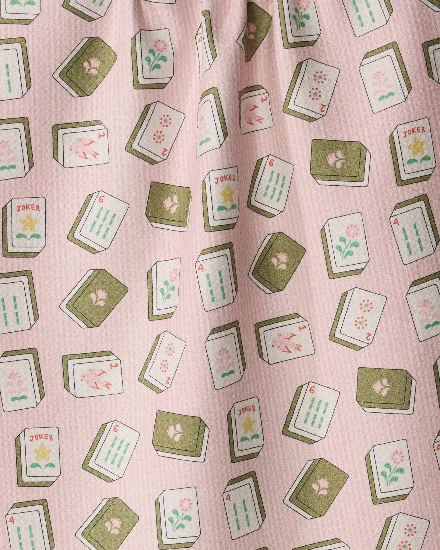 Geometry - Flower Tiles Tea Towel