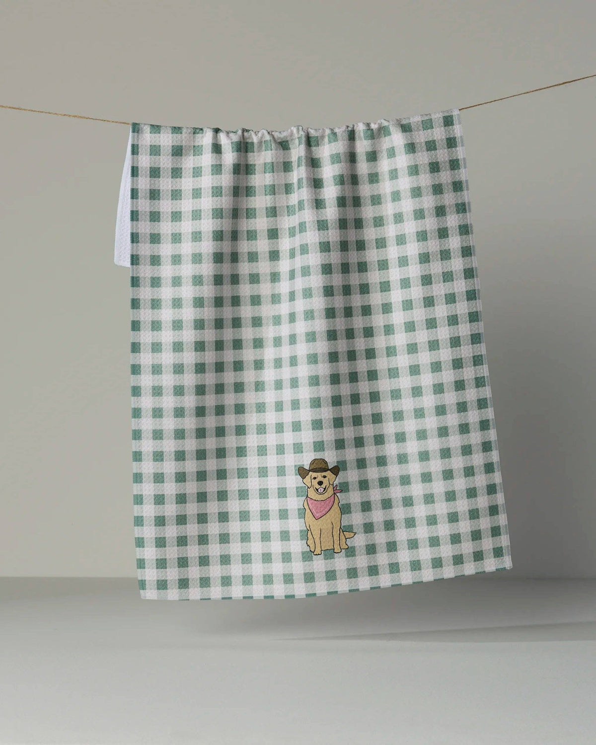 Geometry - Golden Western Tea Towel