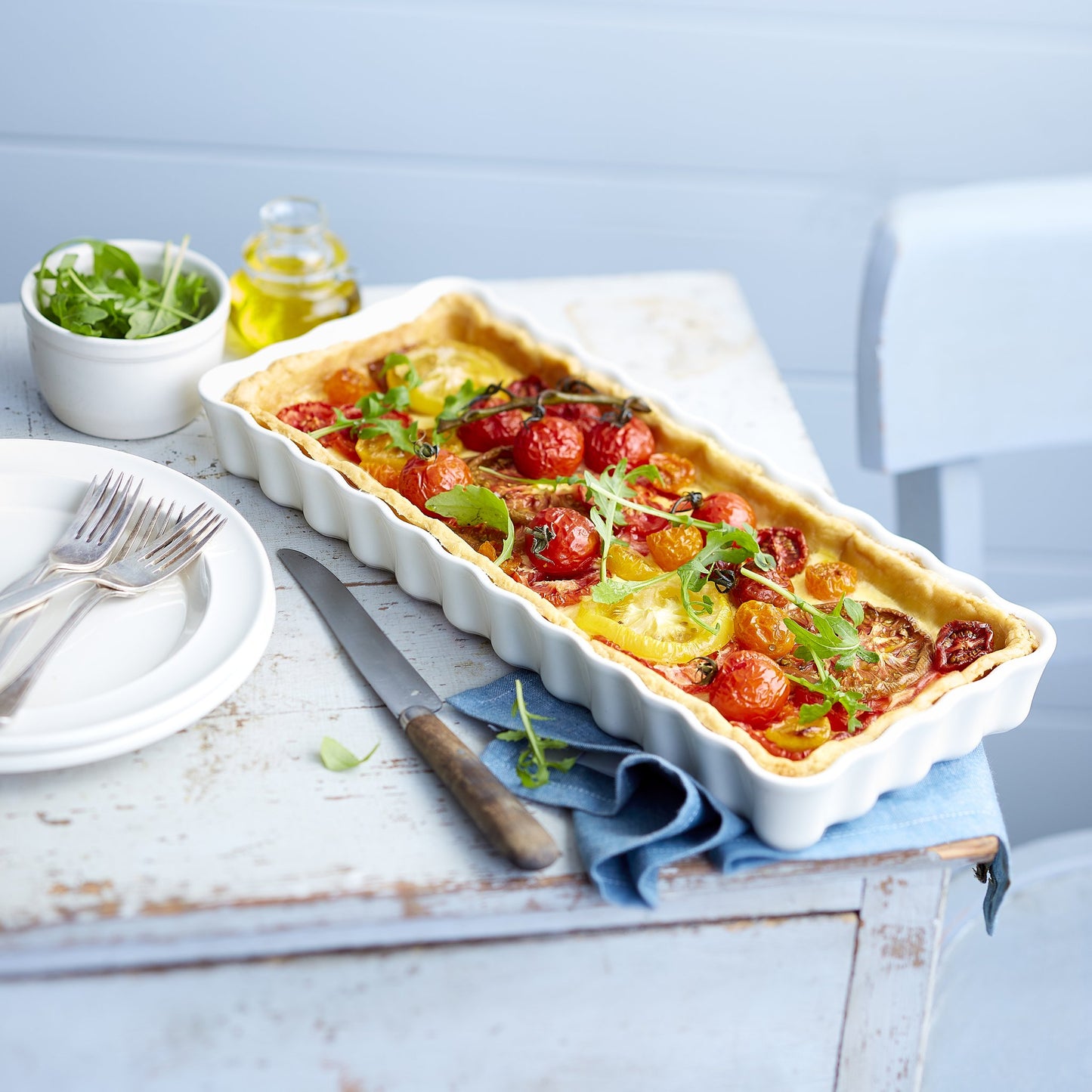 Emile Henry Slim Rectangular Tart Dish