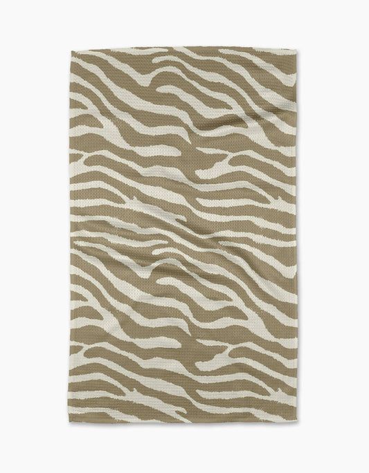 Geometry - Zira Tan Tea Towel