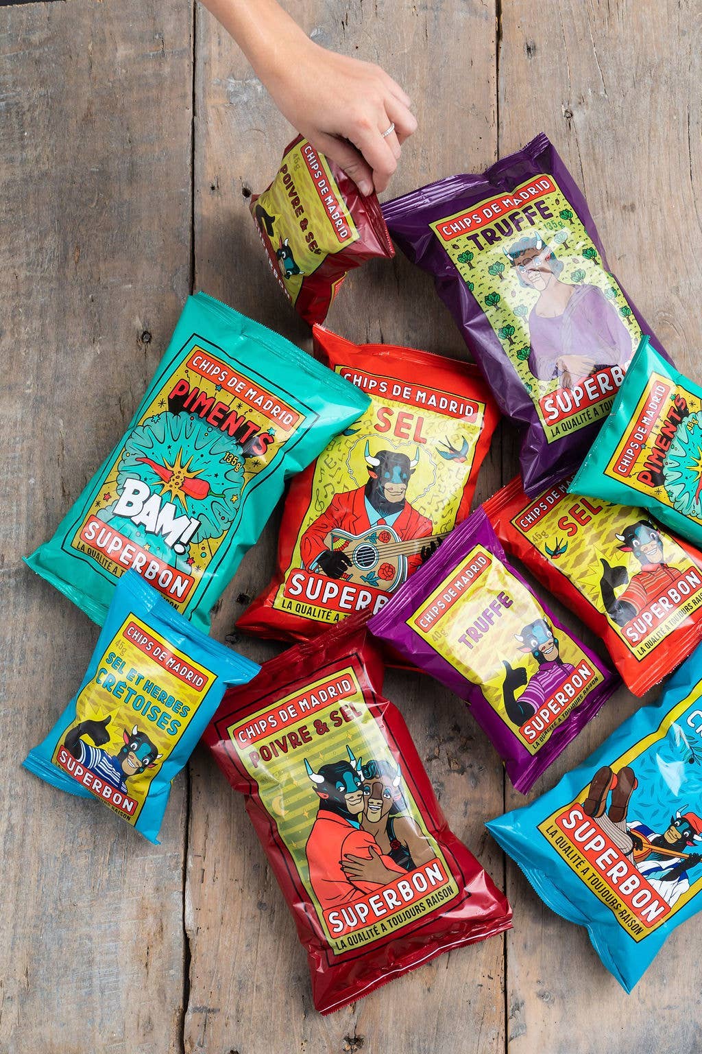 Superbon Chips de Madrid -  Chili BBQ Potato Chips, 135g