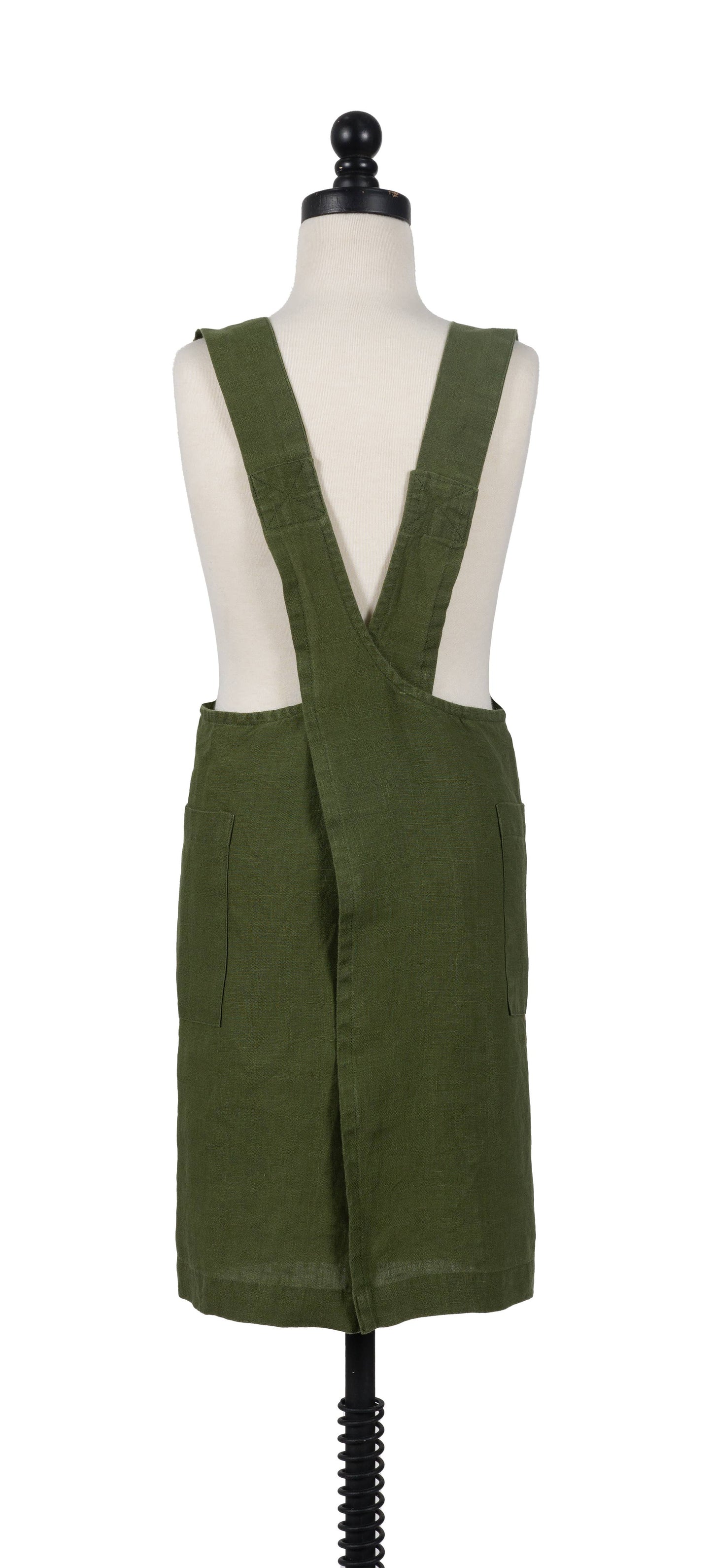 KAF Home Firenze Kids Stone Washed Linen Smock Apron
