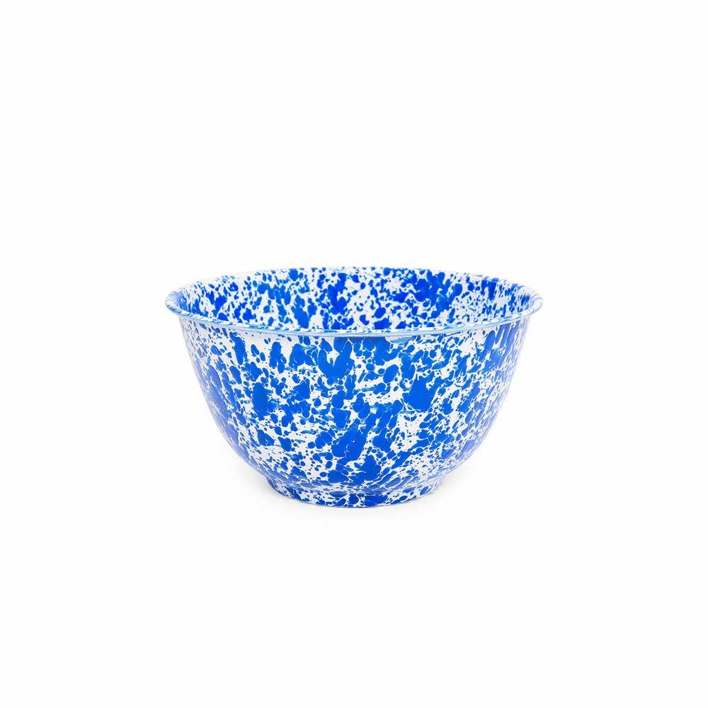 Crow Canyon Home Splatter Enamelware Large Salad Bowl