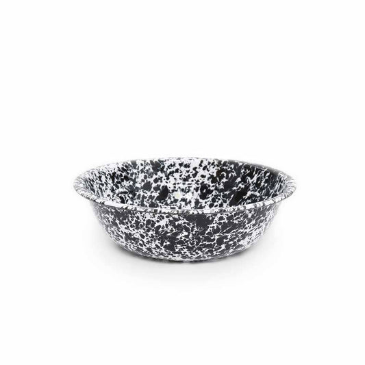 Crow Canyon Home Splatterware Enamelware Small Basin 4 qt, 12.25"