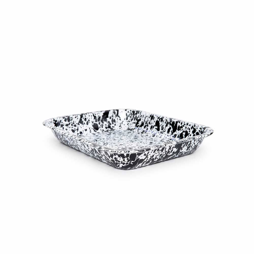 Crow Canyon Home - Splatter Enamelware Large Open Roaster