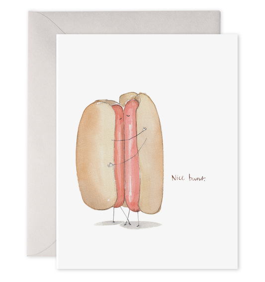 E. Frances Paper - Nice Buns | Love Anniversary Hot Dog Greeting Card