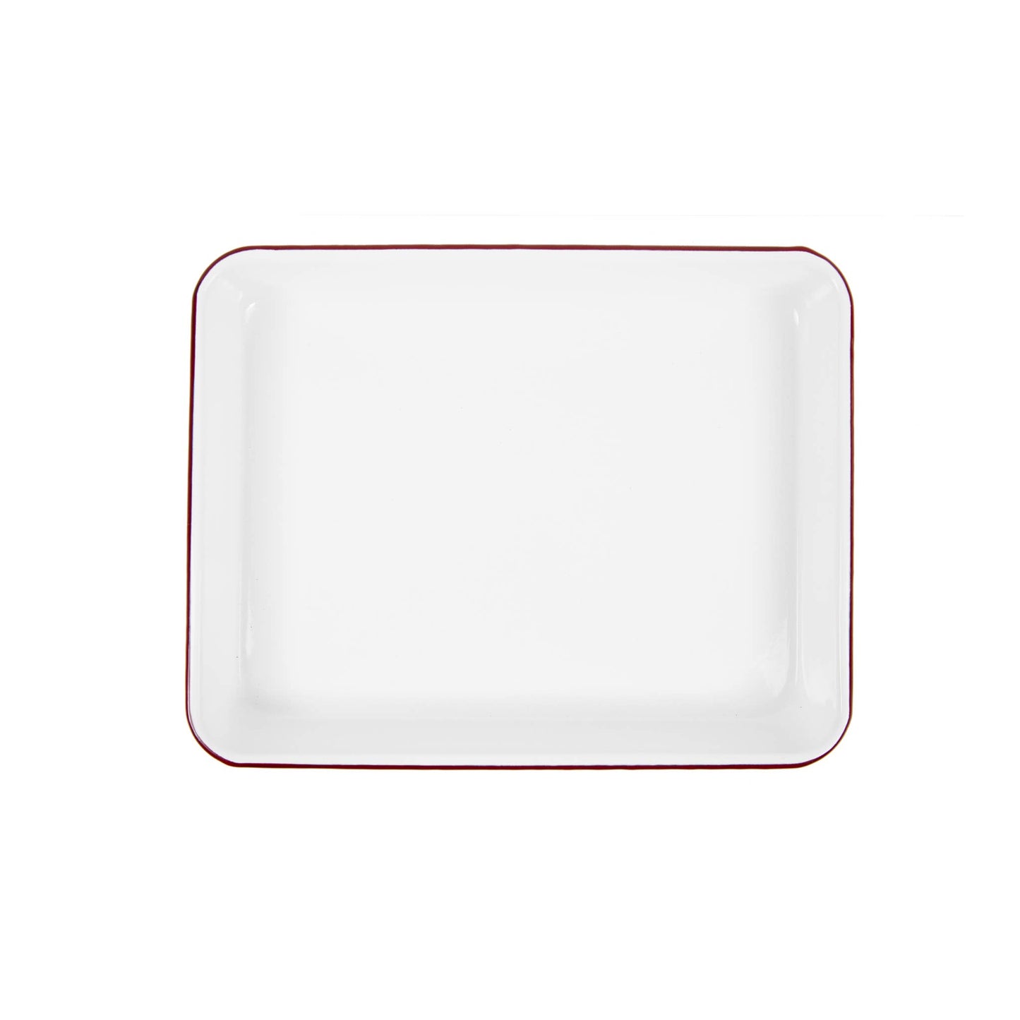 Crow Canyon Home Vintage Enamelware Small Rectangle Tray