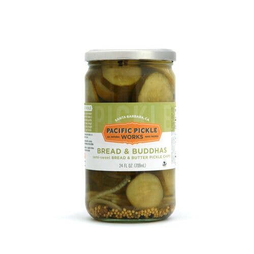 Pacific Pickle Works Bread and Buddhas Semi-Sweet Bread & Butter Style Pickles