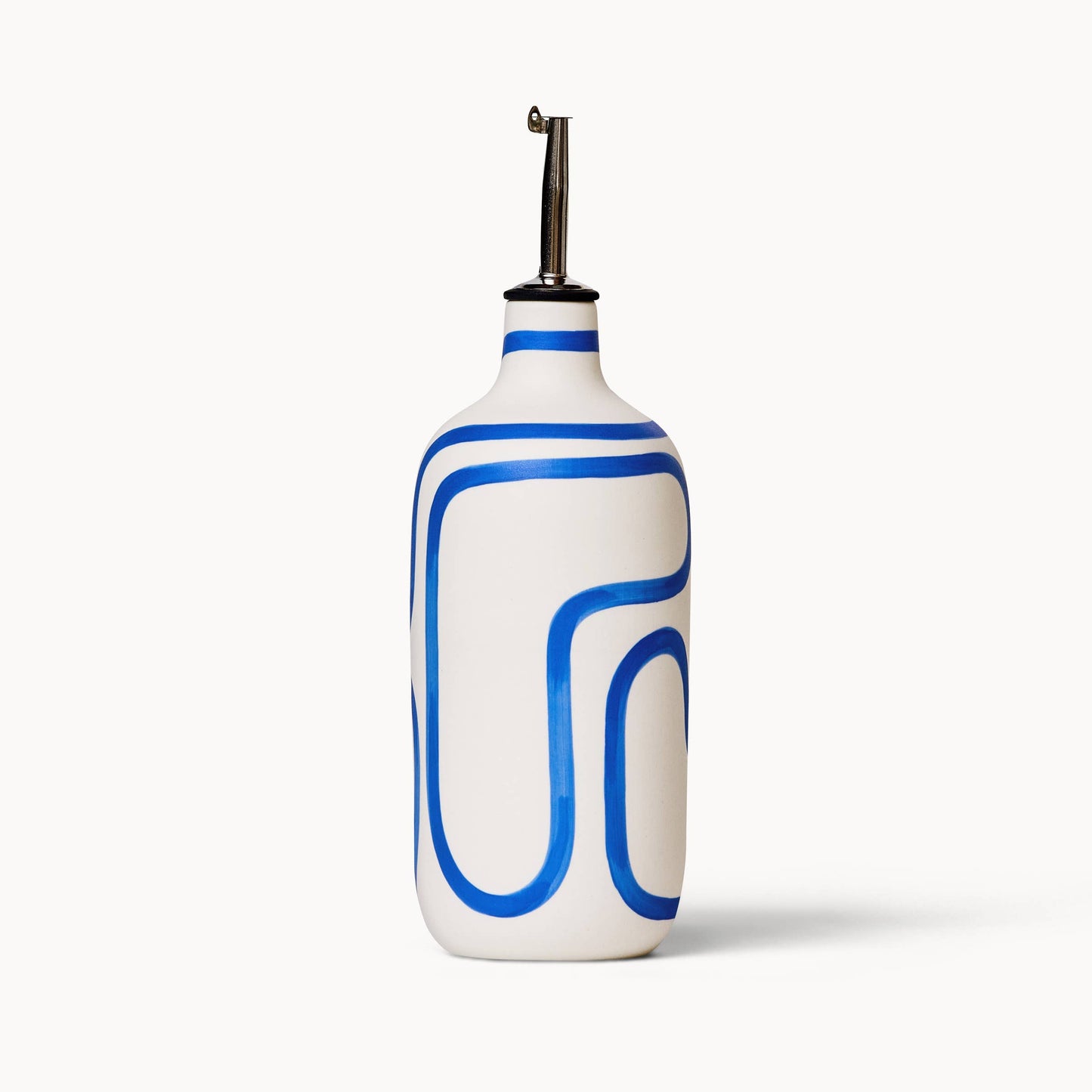 Franca - Oil / Vinegar Cruets - Cobalt Outline