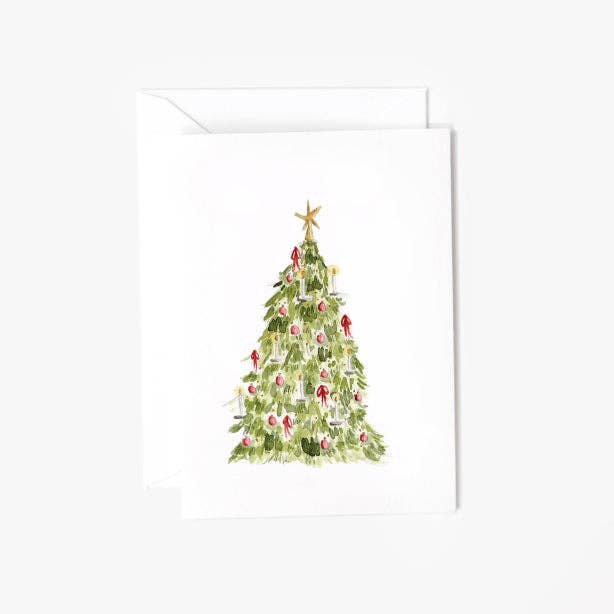 emily lex studio Nutcracker Tree Mini Notecard