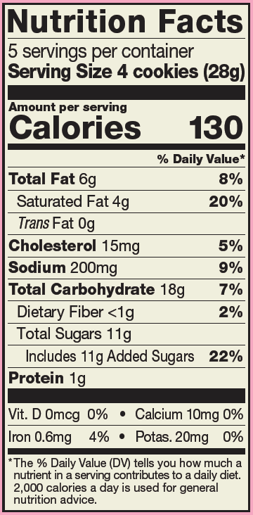 Fancypants Baking Gluten Free Chocolate Chip Cookies, 5oz