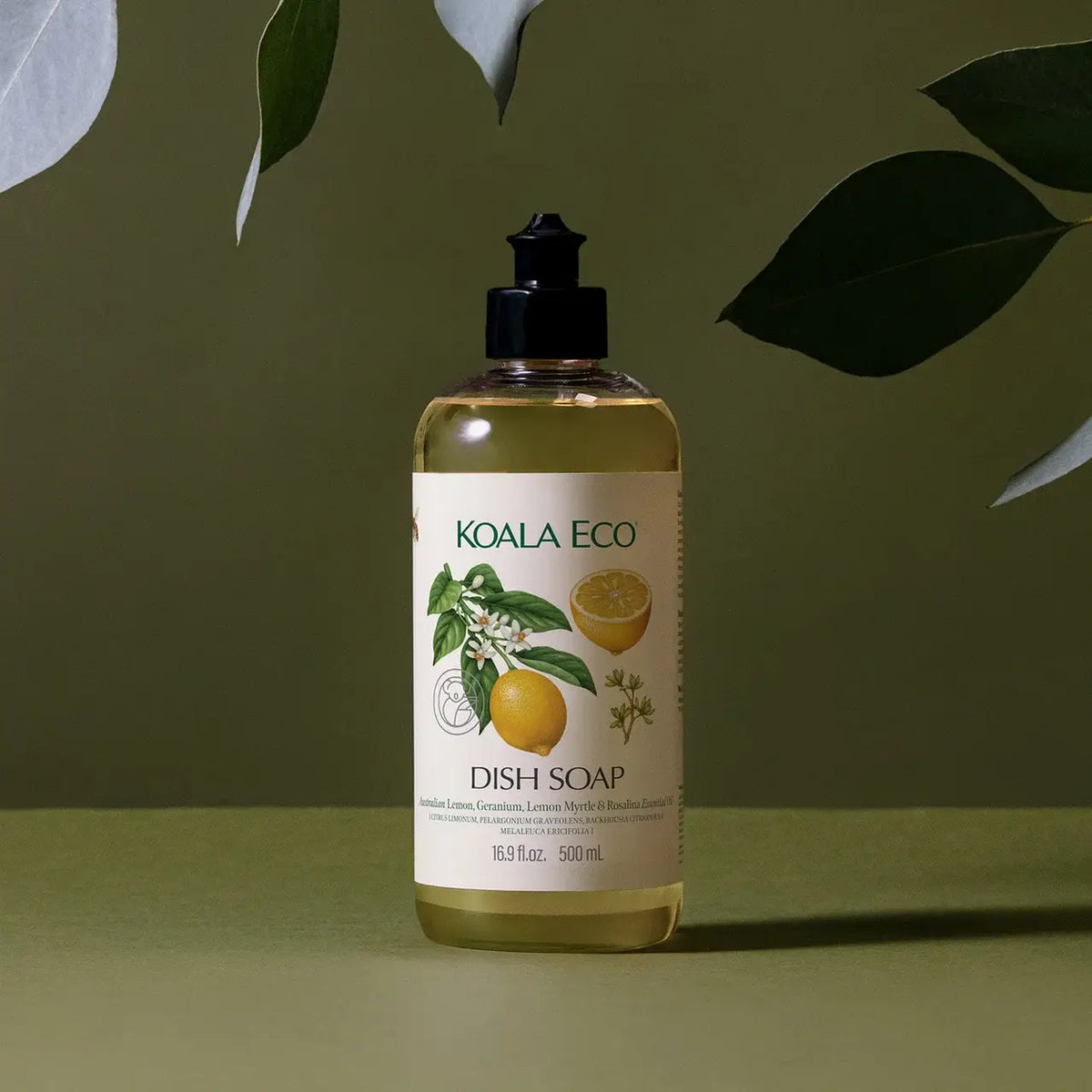 Koala Eco Lemon, Geranium, Lemon Myrtle & Rosalina Dish Soap
