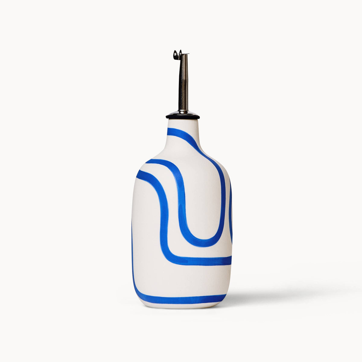 Franca - Oil / Vinegar Cruets - Cobalt Outline
