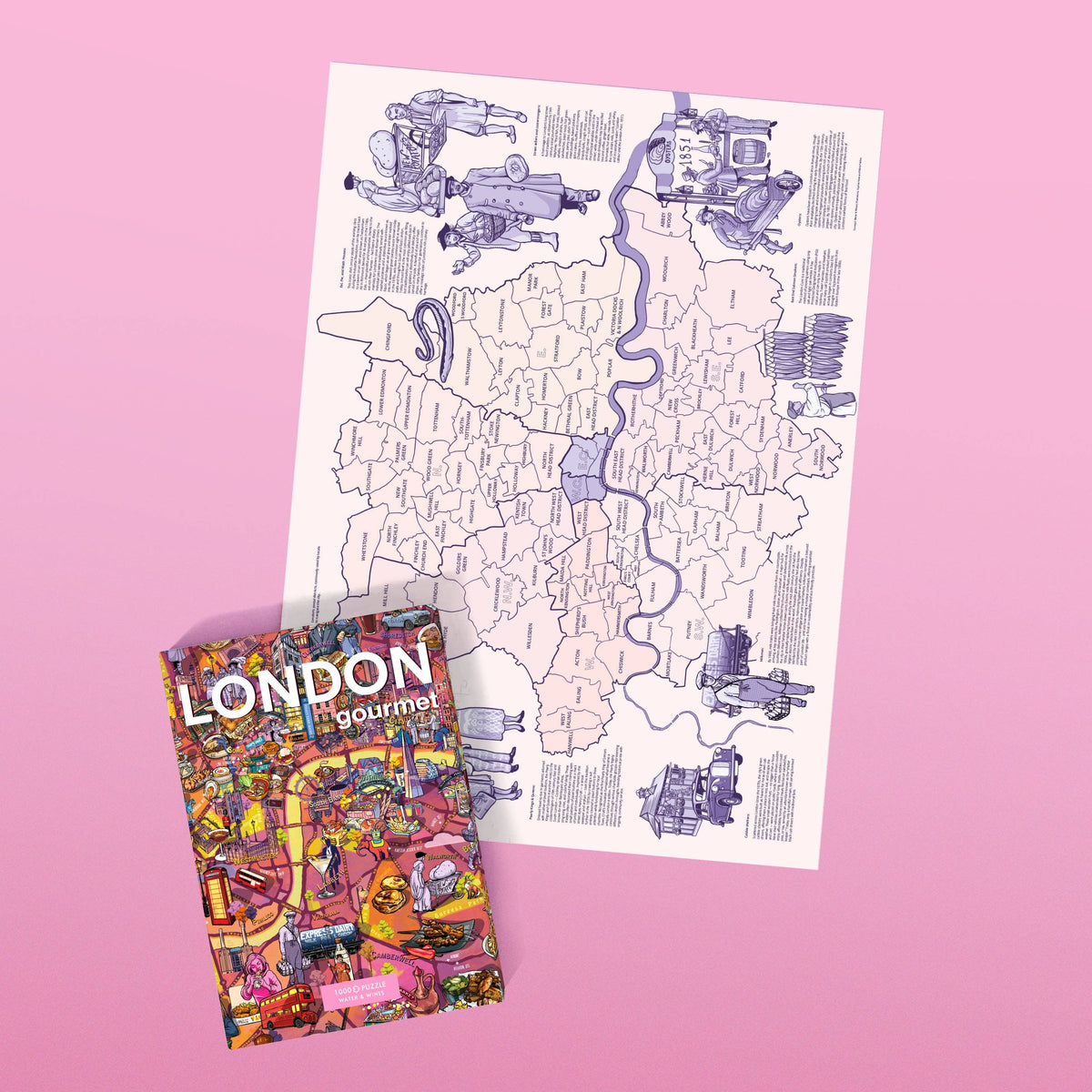 Water & Wines US - London Gourmet Puzzle