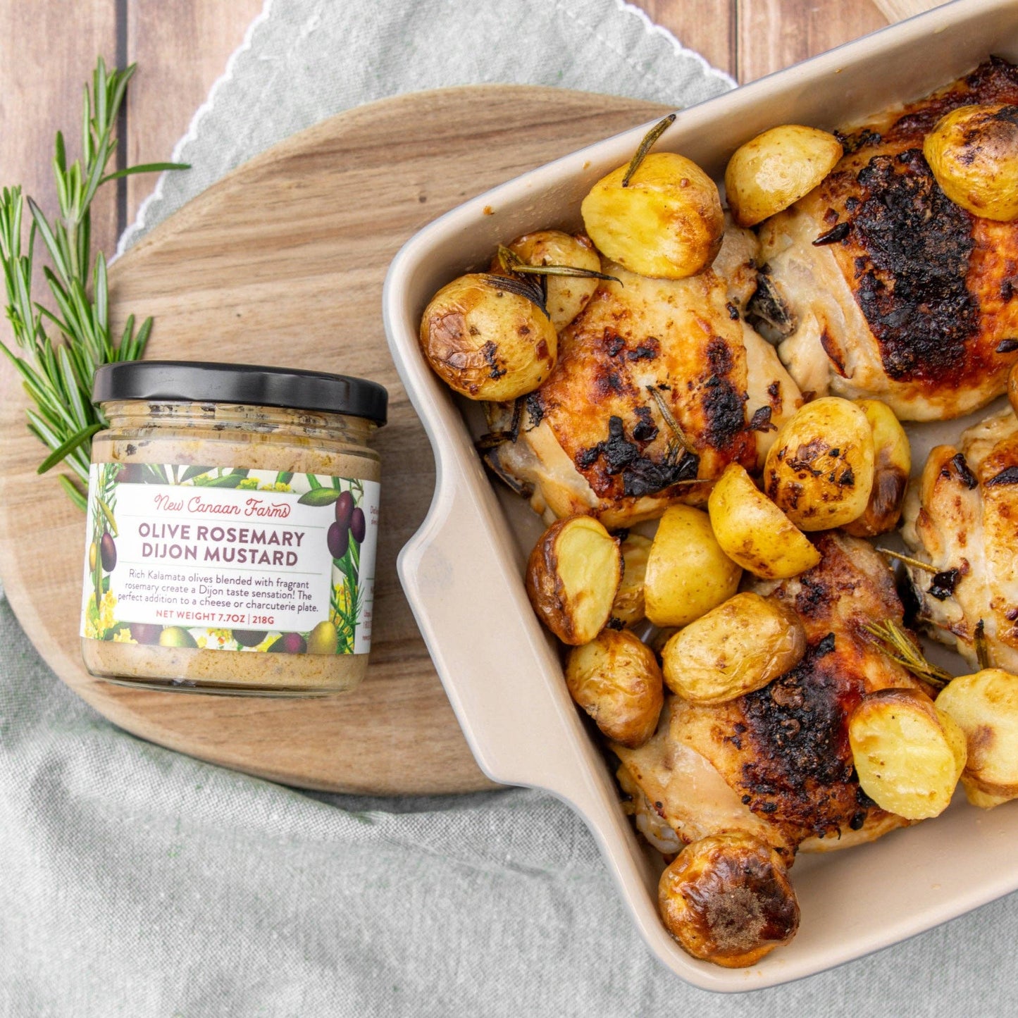 New Canaan Farms Olive Rosemary Dijon Mustard