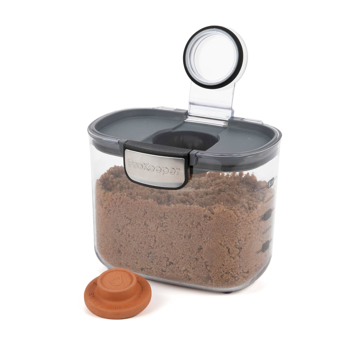 Progressive Brown Sugar ProKeeper+, 1.5-Quart, Tamper Disk