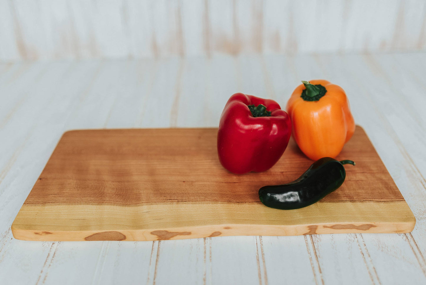 Cherry Live Edge Presentation/Cutting Board, 18”
