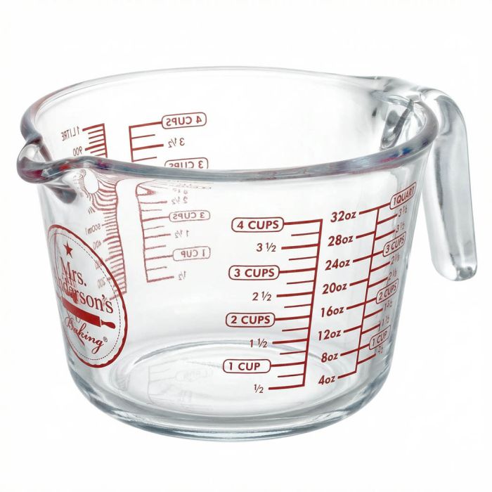 Mrs. Anderson Glass Measuring Cup