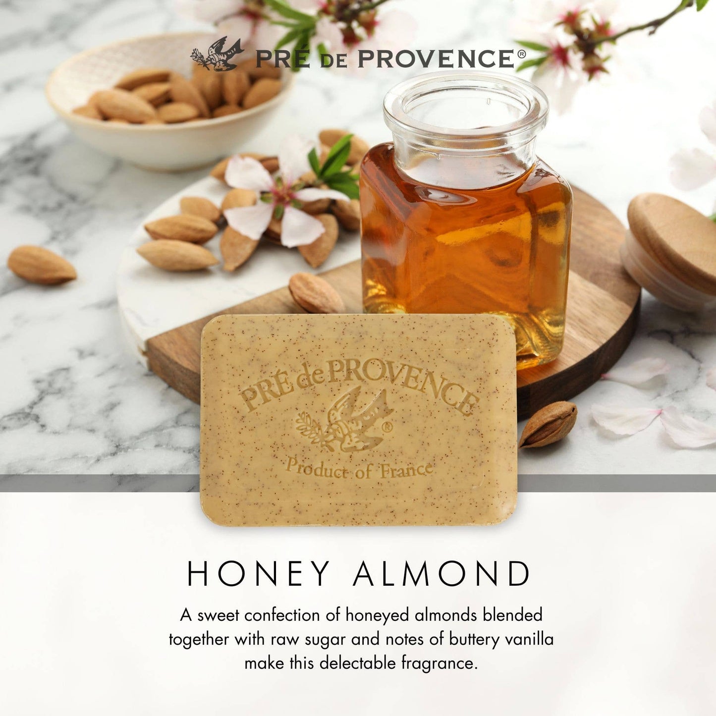 European Soaps - Honey Almond Soap Bar -  250 g