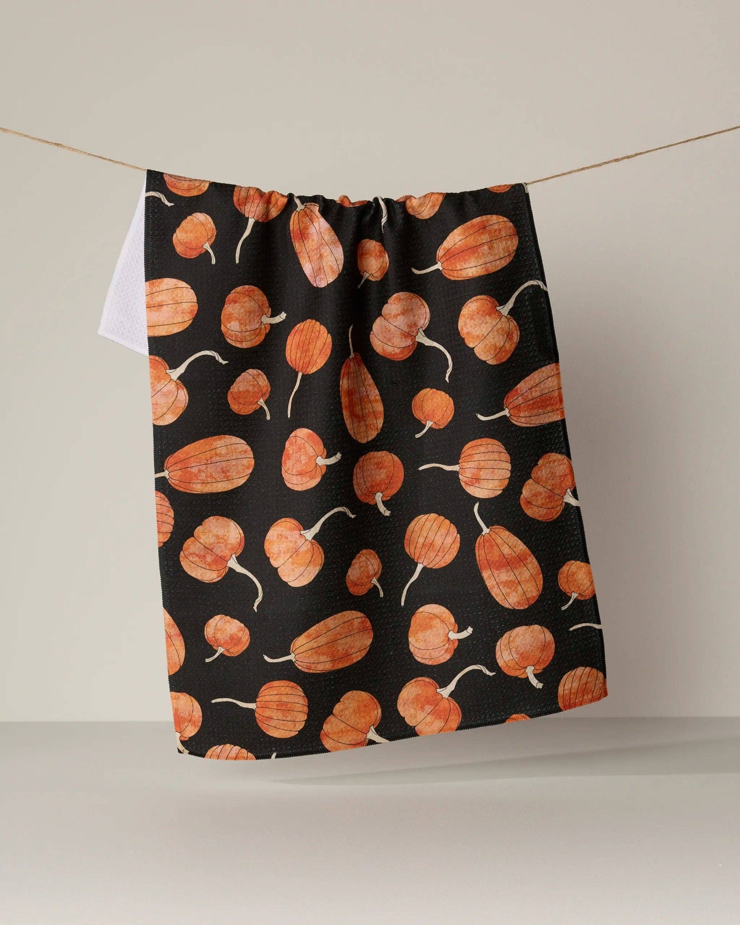 Geometry - Pumpkin Hollow Tea Towel