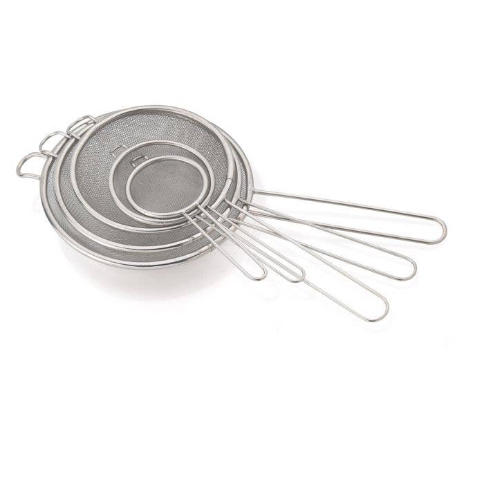 HIC - Harold Import Co. - HIC Kitchen Mesh Strainer, Stainless Steel, 7in