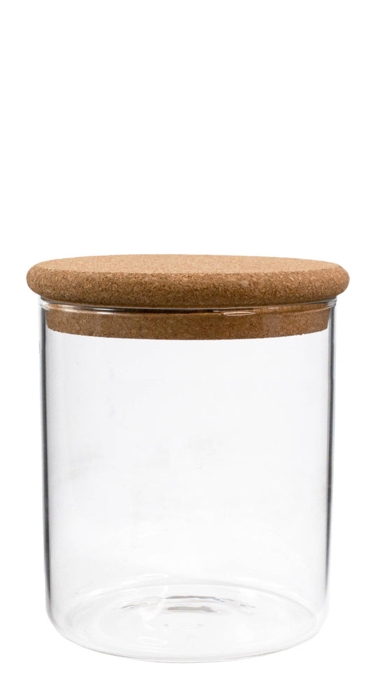 Borosilicate Glass Canister with Cork Lid, 24oz